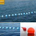 Dia400mm PE material floating mark ball water safety floats warning buoy